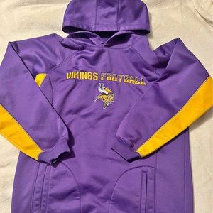 NFL Embroidered Minnesota Vikings Sweatshirt - Youth XL